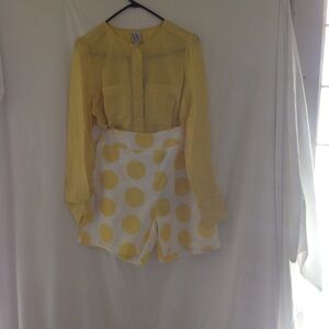 Shorts and a blouse
